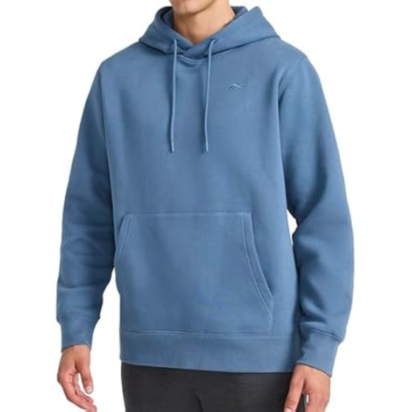 Reebok Mens Standard Fit Cotton Poly Fleece Fabric Hoodie