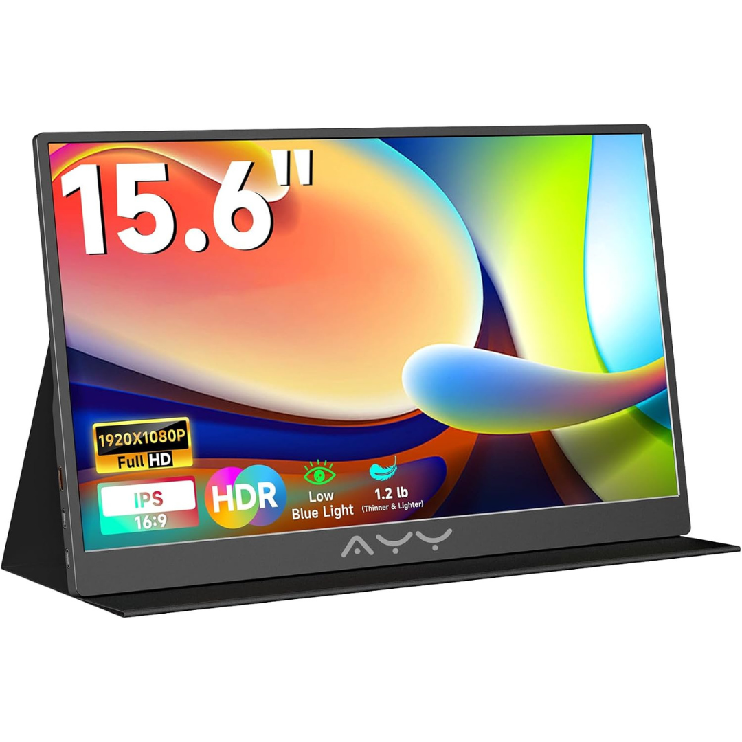 15.6" memzuoix Portable FHD 3ms HDR IPS Monitor