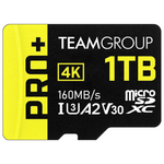 1TB Team Pro+ MicroSDHC UHS-I/U3 Class 10 Memory Card With Adapter