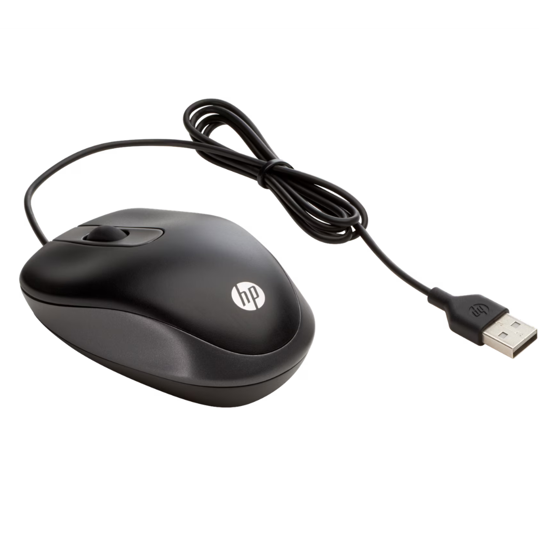 HP Wired USB Travel Mouse