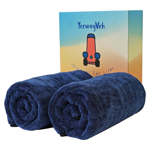 2-Pack 48" X 32" YeewayVeh Long-Reach Pro Car Drying Towels