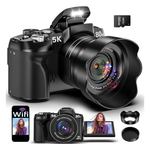 5K Digital Photography & Vlogging WiFi Camera With Autofocus & 18X Zoom
