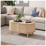 George Oliver Leathia Fluted Coffee Table With Storage