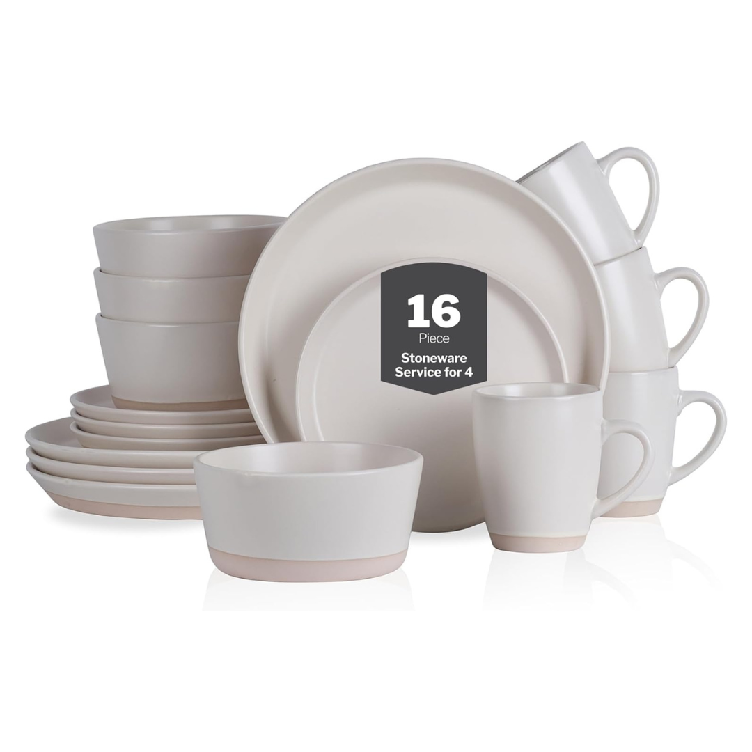 16-Piece Stone Lain Dinnerware Set