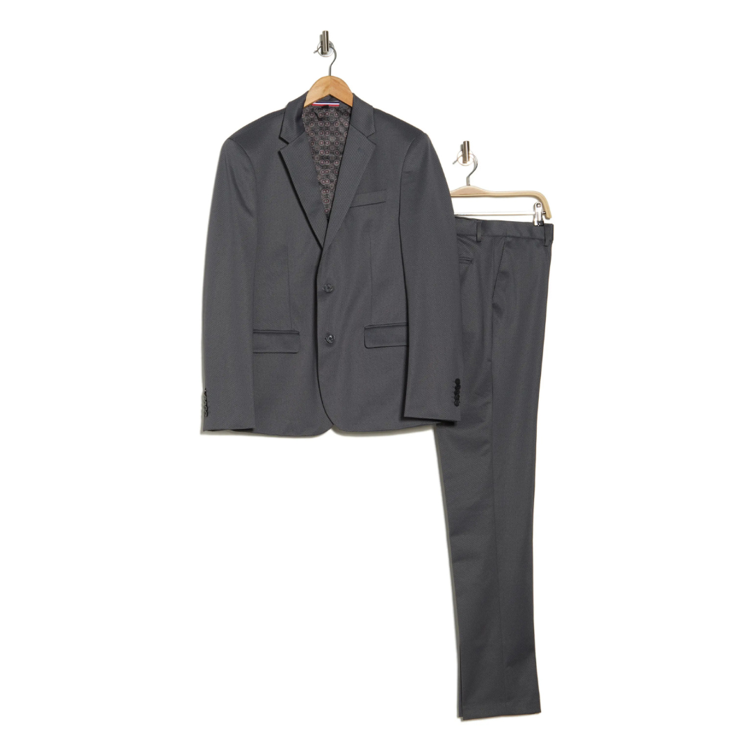 Soul Of London Men's Fancy Two Button Slim Fit Suit