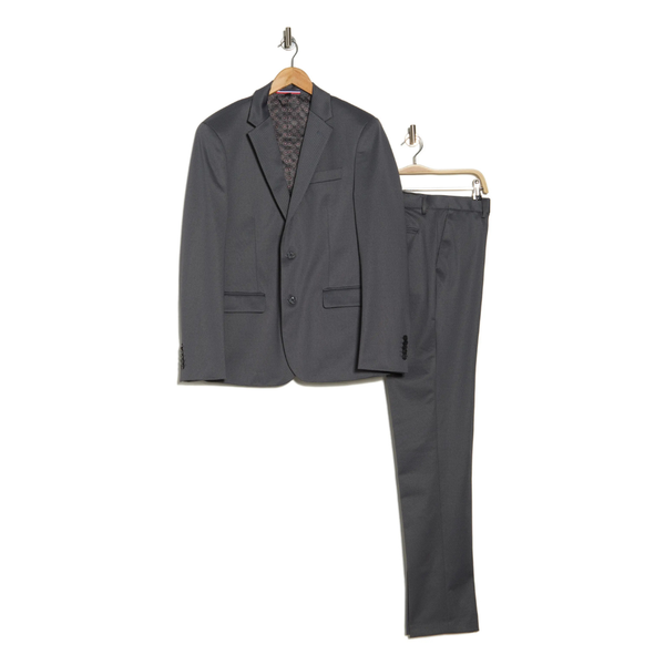 Soul Of London Men's Fancy Two Button Slim Fit Suit