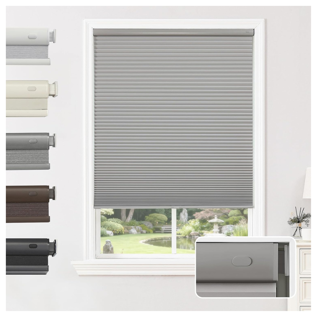 Joydeco No Tools No Drill Window Blinds
