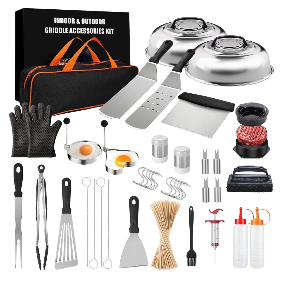 140-Piece BBQ Griddle Accessories Kit