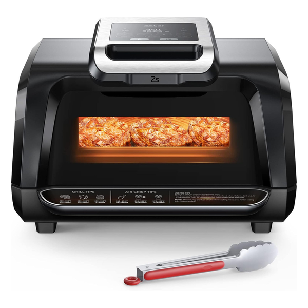 4-QT Zstar 7-in-1 Smokeless Air Fryer Electric Grill Combo