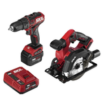 SKIL Cordless PWRCore 12V Drill Driver & Circular Saw Kit w/ Battery & Charger