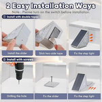 12-Pack Waterproof IP67 LED Motion Sensor Stair Lights