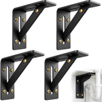 4-Pack Adjustable Undermount Sink Brackets