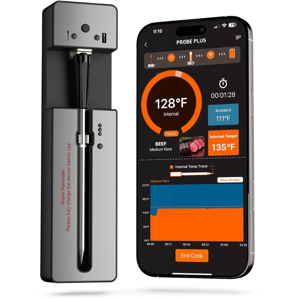 Upgraded Smart Bluetooth Wireless Food Thermometer