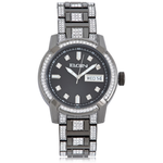 Elgin Adult Mens Analog Alloy Gunmetal 52mm Wristwatch