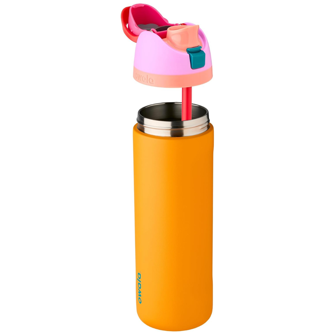 24-Oz Owala FreeSip Insulated Stainless Steel Water Bottle With Straw