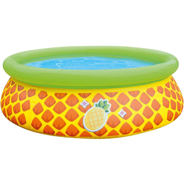 5 Ft. Inflatable Yellow And Green Pineapple Kiddie Swimming Pool