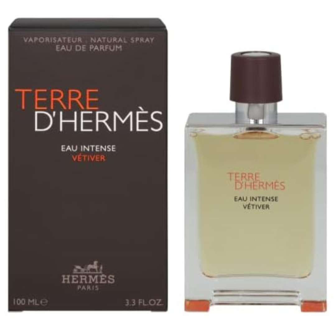 3.3 Ounce Hermes Terre D'Herm Eau Intense Vetiver Mens Eau De Parfum