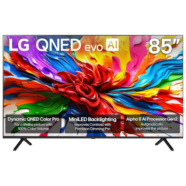 85" LG QNED92A Class Evo AI 4K Ultra HDR Smart WebOS TV
