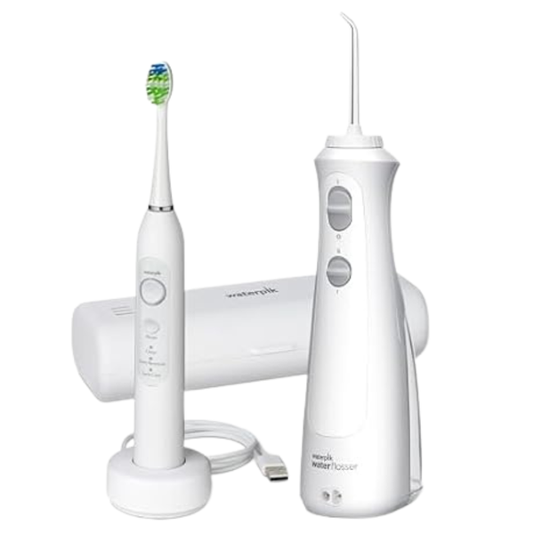 Sensonic Rechargeable Electric Toothbrush & Water Flosser Combo