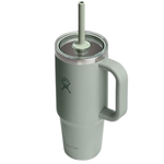 Hydro Flask 24 oz Travel Tumbler W/ Handle, Clear Lid & Straw