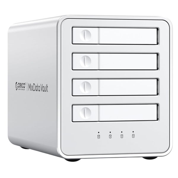 ORICO 4-Bay Aluminum RAID Hard Drive Enclosure With Cooling Fan