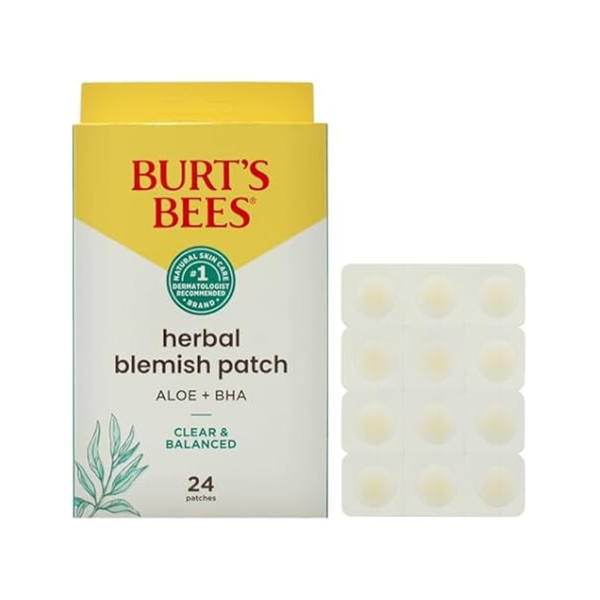 24-Count Burt's Bees Clear And Balanced Herbal Blemish Patches