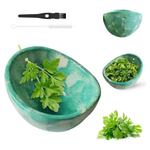 Handmade Ceramic Pottery Herb Stripper Bowl