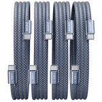 4-Pack Lisen 6.6ft 240W USB-C To USB-C Braided Charger Cables