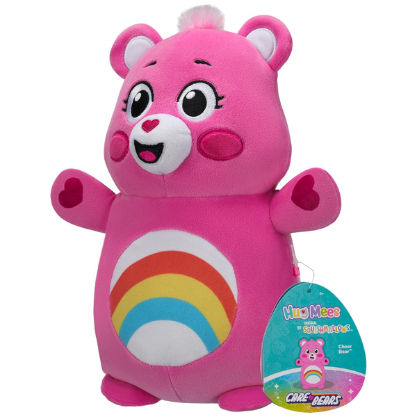 10" Squishmallows Care Bears Cheer Bear Plush