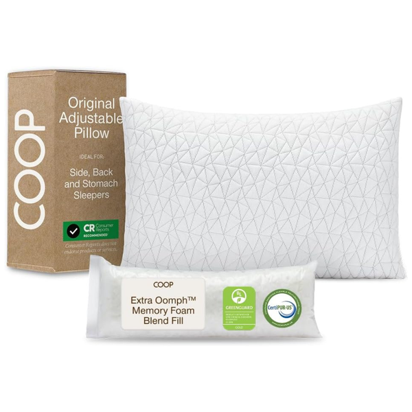 Coop Home Goods Original Adjustable Queen Pillow