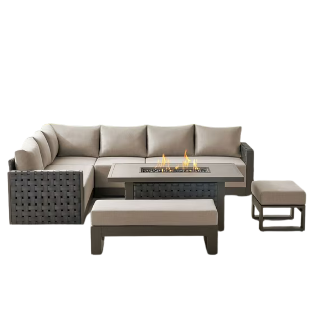 7-Piece Member's Mark Brenton Sectional Set With Sunbrella Fabric