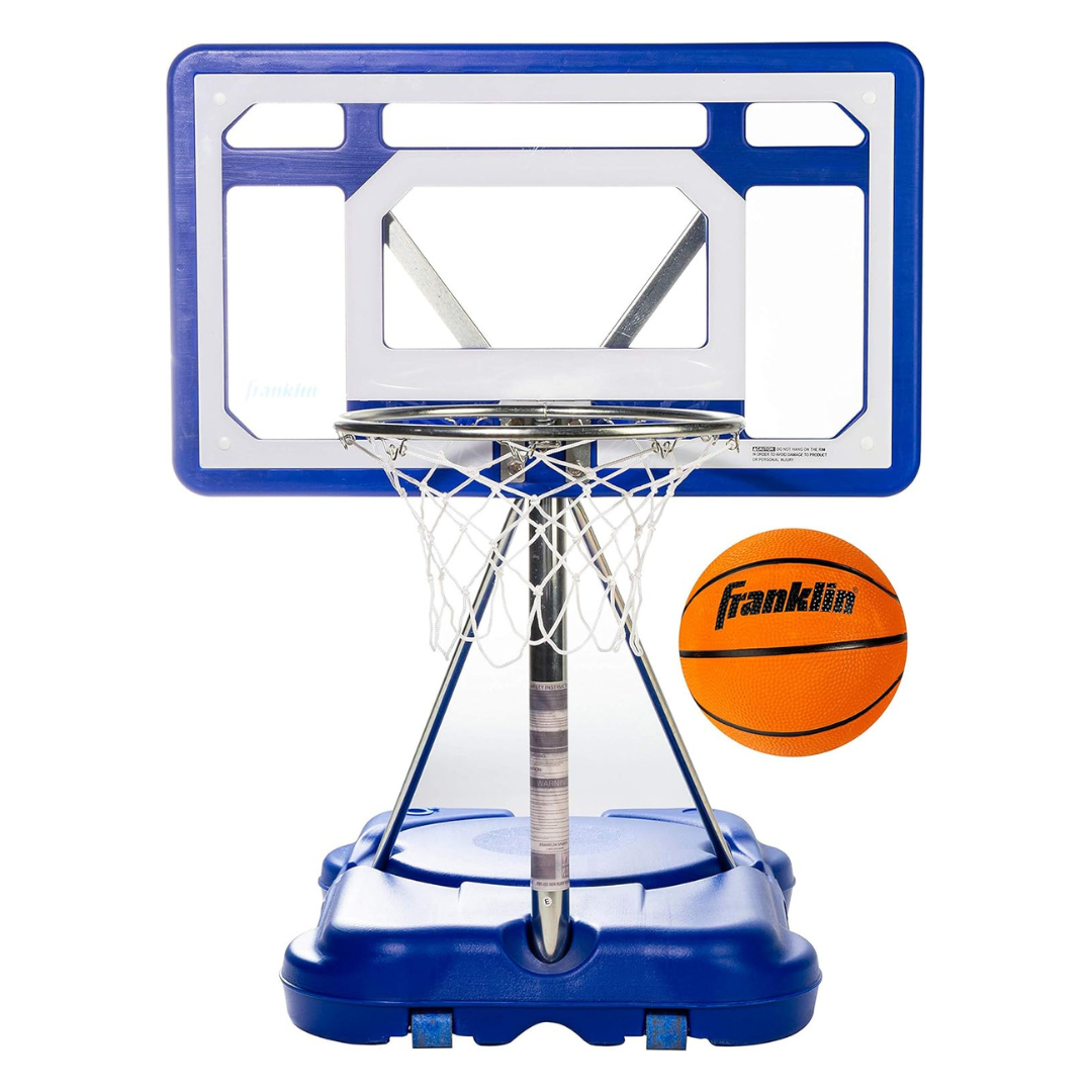 Franklin Sports Portable Waterproof Pool Basketball Mini Hoop