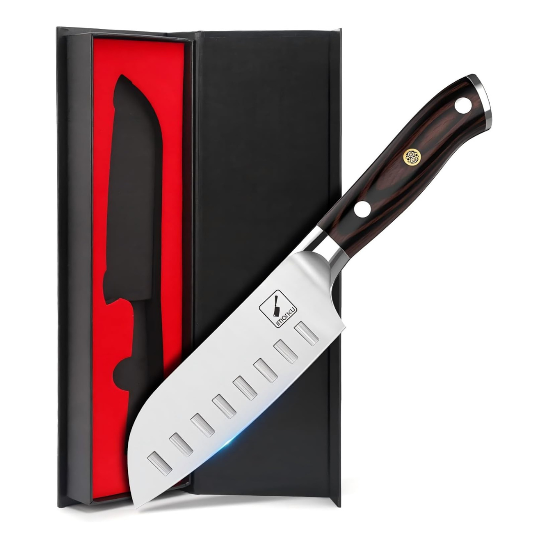 Imarku 5" Ultra Sharp Blade Chef Knife W/ 2" Ergonomic Handle
