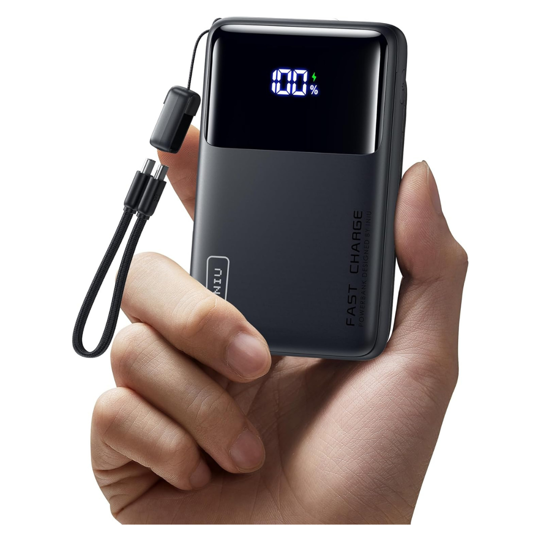 10000mAh INIU 45W Slimmest Mini Size PD USB-C Portable Power Bank