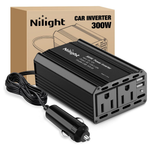 Nilight 300W Power Inverter With Dual AC Outlets And USB Charging Ports