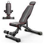Yoleo XL Foldable Adjustable Weight Bench (827-Lb Capacity)