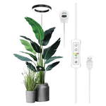 10-Level Dimmable LED Plant Growing Light W/ Soil Tester & Automatic Timer