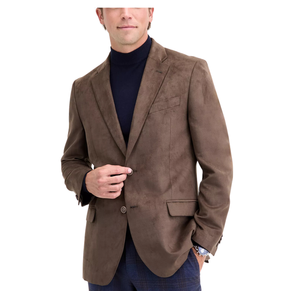 Nautica Men's Modern-Fit Faux-Suede Sport Coat (2 Colors)