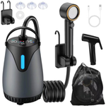 8000mAh Rechargeable LED Display Portable Shower