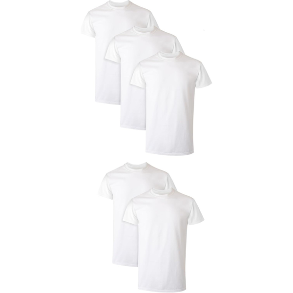 5-Pack Hanes Men's Performance X-Temp Moisture-Wicking Crewneck Undershirt