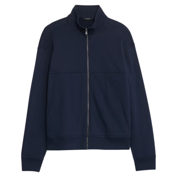 Banana Republic Factory Men's Washed Mock-Neck Jacket