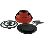 10-Piece T-fal Ingenio Nonstick Cookware Set With Detachable Handle