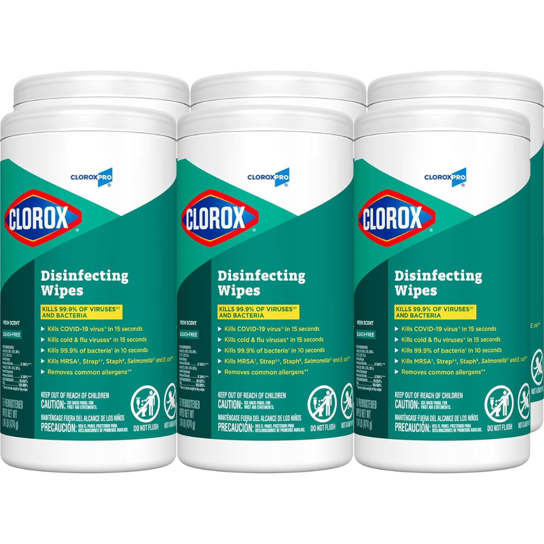 450-Count CloroxPro Fresh Scent Disinfecting Wipes (CLO15949CT)