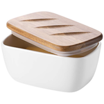DOWAN 6.5" Large Butter Dish With Lid For Countertop