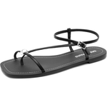 DREAM PAIRS Women's Ankle Strap Flat Open Toe Sandals (4 Colors)