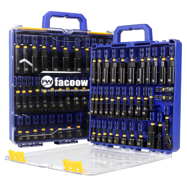 55-Piece Facoow Magnetic Impact Nut Driver Set