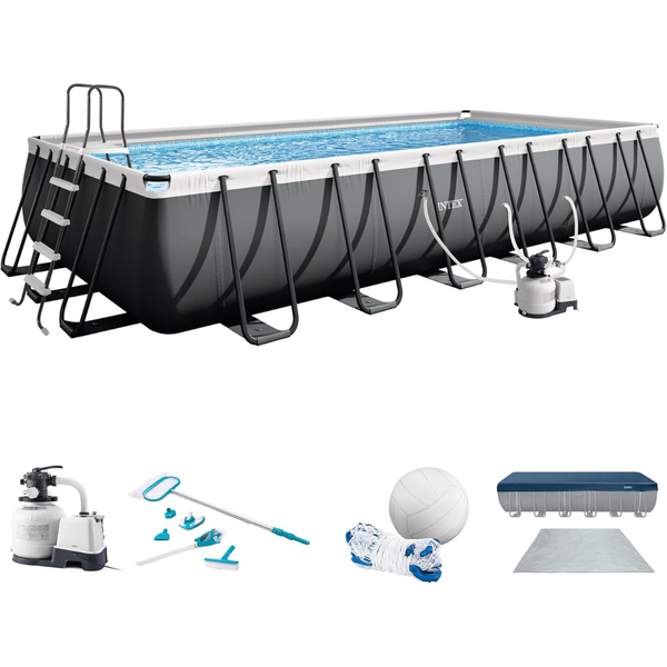 INTEX Ultra XTR 24 Ft X 12 Ft X 52'' Above Ground Pool Set With Filter Pump