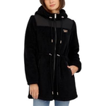 Reebok Women's Long Double Sided Fleece Zip-Up Jacket (2 Colors)