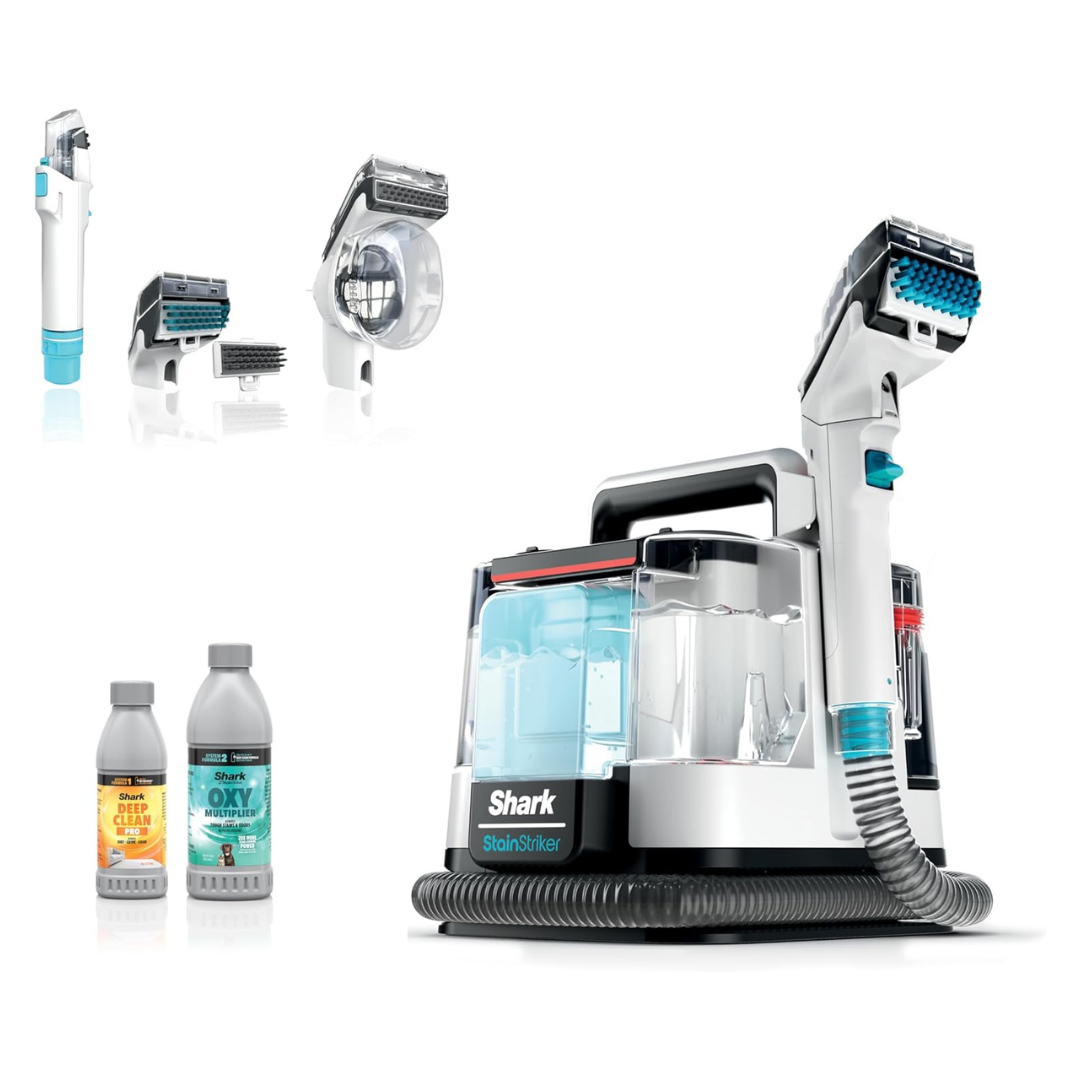 Shark StainStriker Portable Carpet Cleaner With Pet Mess Tool (PX201)