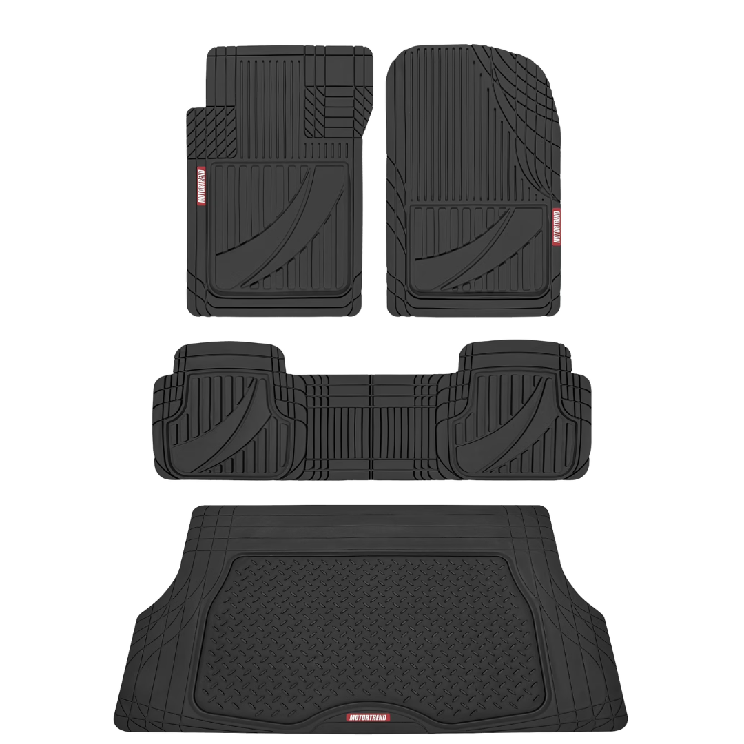 Motor Trend FlexTough All-Weather Car Floor Mats & Cargo Liner